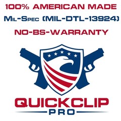 Gun Holster Black Steel Spring Clip with Hole/Hardware IWB OWB for Kydex, Lea…