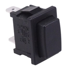 Off-(On) Momentary Rectangle Push Button Switch SPST 6A R13-516A-02