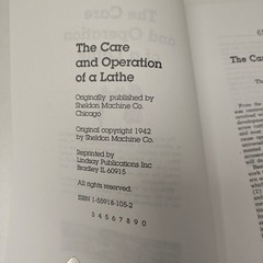 The Care and Operation of a Lathe (1942)