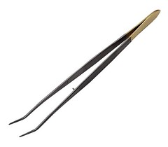 Meriam College Angular Tweezers with Serrated Tip ARTMAN