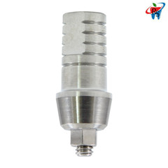 5x Dental Imp lant Straight Shoulder Abutment Wide Platform Internal Hex 2.42mm