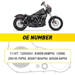 For 1994-2005 Harley Softail Dyna Road King Primary Clutch Cover Gasket Seal Kit