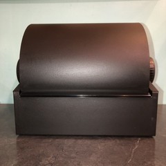 Rolodex Jumbo Double Rotary 2400 Black Roll Top Card File Vintage No Key
