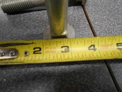 Carriage Bolt 5/8″ x 4.00″. Carriage Bolts. (LOT OF 5), Grade 2, Coarse. NOS!