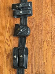 Safariland Duty Belt Basketweave Glock Holster Mag Pouch Cuff Case Radio Holder