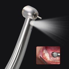 10 Turbina Dental LED Fiber Optic Handpiece E-generator Internal 3 spray 2 holes