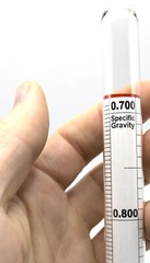 Universal Laboratory Hydrometer in Hard Plastic Case- Measure Specific Gravity