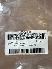VACUUM – Full Nipple ISO 80 Length 7.00″ (178 mm) Brand New 304 SS JISO2N80