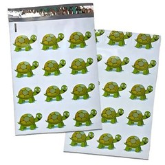 Cute Green & Sea Turtles 10×13 Poly Mailers Combo – Fun Mail Packaging, Boys, Gi