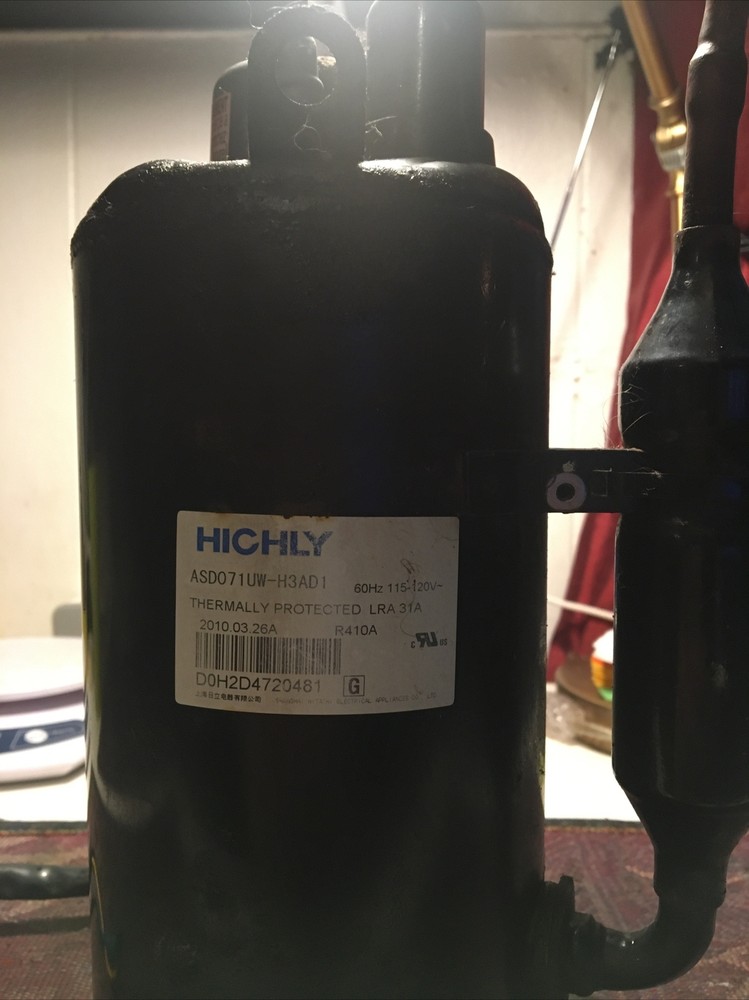HICHLY ASD071UW-H3AD1 115~120V 60Hz LRA31A R410A Compressor
