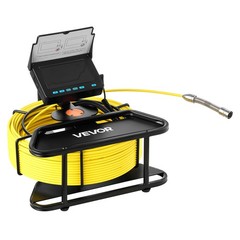 VEVOR Sewer Camera 66ft 4.3-inch Drain Inspection Camera IP68 Waterproof 6 LEDS