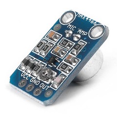 Electret Microphone Amplifier Component MAX4466 Adjustable Gain Fit