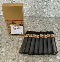 Lot of 20Tubes•Pentel•Super Hi-Polymer•Lead Refills•.5mm•C505H•Black