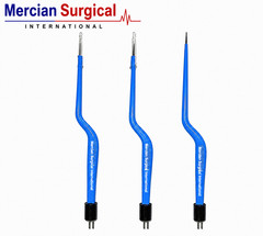 2PCS Bayonet Bipolar Forceps Set w/ 2 Cables US 2 Pin Non-Stick 22.5cm 0.5-2.0mm