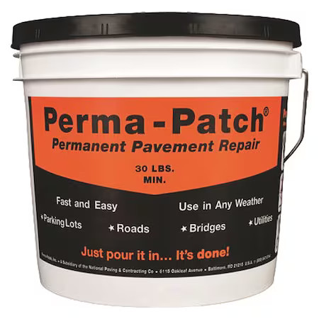 Perma-Patch Pp-30-Fp Cold Patch, Pail, Black, Pp-30-Fp