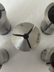 5C Emergency Collets MSC Lot of 5 PCS Machinable Steel Hardinge Compatible NEW!