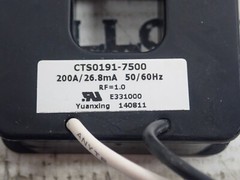 YUANXING CTS0191-7500 CURRENT TRANSFORMER 200A/26.8mA 22V