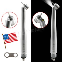 YABANG Dental 45° Angle Surgical Handpiece 4 Holes Rear Exhaust LED E Genreator