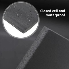 Self-Adhesive Rubber Foam Roll Soundproofing Insulation Waterproof DIY Car Home