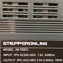 STEPPERONLINE A6-750EC Servo Drive 750W EtherCAT Bus 3PH AC0-240V Output