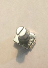 Alps Rotary Encoder w/ Momentary Switch – 30 Detents / 360 Degrees – PC Board