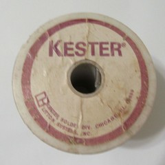 KESTER ® Large Spool Solder – 0.125″ Diameter – Solid Core – THREE (3) POUNDS