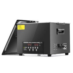 CREWORKS Titanium Steel Ultrasonic Cleaner 15L Timed Digital Cleaning Equipment
