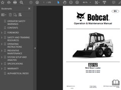 BOBCAT S510 SKID STEER LOADER MANUAL OPERATORS SERVICE REPAIR SHOP OWNERS PDF