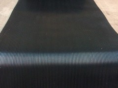 RIB RUBBER MATTING BLACK 1/8 THK X 36″WIDE X 12″ LONG FREE SHIPPING