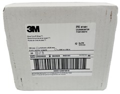 (25) 3M Silver Cut-Off Wheel 87461 T1 – 4″ x .035″ x 3/8″ – 60 Grit Metal Cut