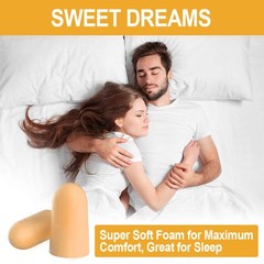 400/600 Ear Plugs Soft Orange Foam Sleep Travel Noise Shooting Working Lot Bulk