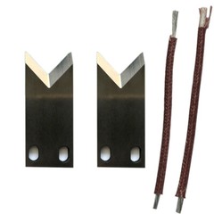2 PCS/SET SWT508 Wire Stripping Machine Blade with Tungsten Carbide Material New