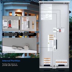 200 Amp Automatic Transfer Switch w/Power Management for Generac RXSW200A3