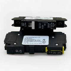 *Lot of 2* CBI QL-1(13)-DM-KM-0.5A QL MINI BREAKER 0.5 AMP 120V 10kA 240V 5kA
