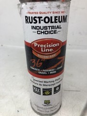 Rust-Oleum Industrial Choice Precision Line Solvent-Base 17 Oz,Orange