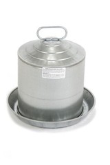 2 Gallon Double Wall Metal Poultry Fount Little Giant Double Wall Metal Poultry