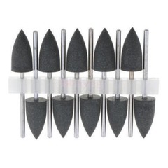 50 Pcs Dental Lab Silicone Rubber Polishers Diamond Polishing Burs 2.35 mm