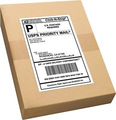 Aaiwa Half Sheet Shipping Labels Self-Adhesive 8.5 x 11 Blank 2 Labels Per Sheet