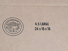 Used Moving Cardboard Boxes – 35 Small, 11 Medium, 7 Large, 2 Wardrobe with bars