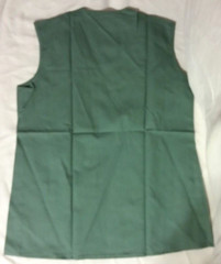 USGI MILITARY BLUE OPERATING SUGICAL MAN’S COTTON SLEEVELESS TYPE A SHIRT MED