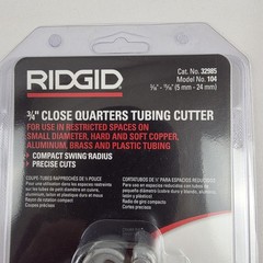 RIDGID 101 Close Quarters Tubing Cutter (1/4″–1 1/8″) Pipe Copper Brass USA NIP