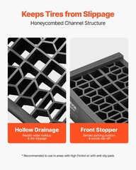 2PC Car Ramps 20000LBS Low Profile 2.56″ Lift Heavy Duty for Garage Oil Change