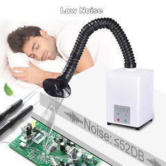 50W Pure Air Fume Extractor Smoke Dust Purifier For UV Laser Marking Machine US