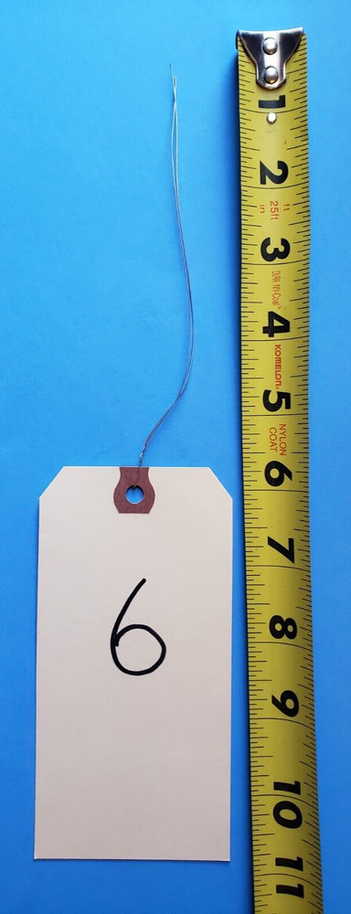 Size 6 Manila Inventory Shipping Hang Tags with Wire 2 5/8″ x 5 1/4″ Wired Tags