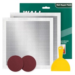 12×12 Inch Drywall Repair Patch Kit Large Holes Wall Ceiling Heavy Duty Mesh