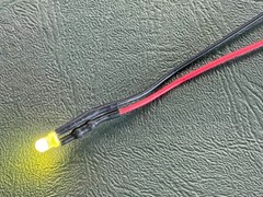LED Warm White Incandescent-Look Pre-Wired 3mm 12V Volt Model Railroad Auto