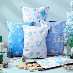 200 Pcs Large Christmas Poly Mailers 10 x 13 Inch Waterproof Christmas Mailer…