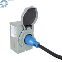 30 Amp Generator Power Inlet Box 4 Prong NEMA L14-30P/L14-30R 15FT 125/250V