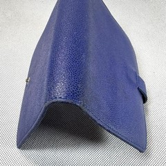 Filofax Leather Notebook 5 Hole Blue Piccadilly M5 Size Cover Used From Japan
