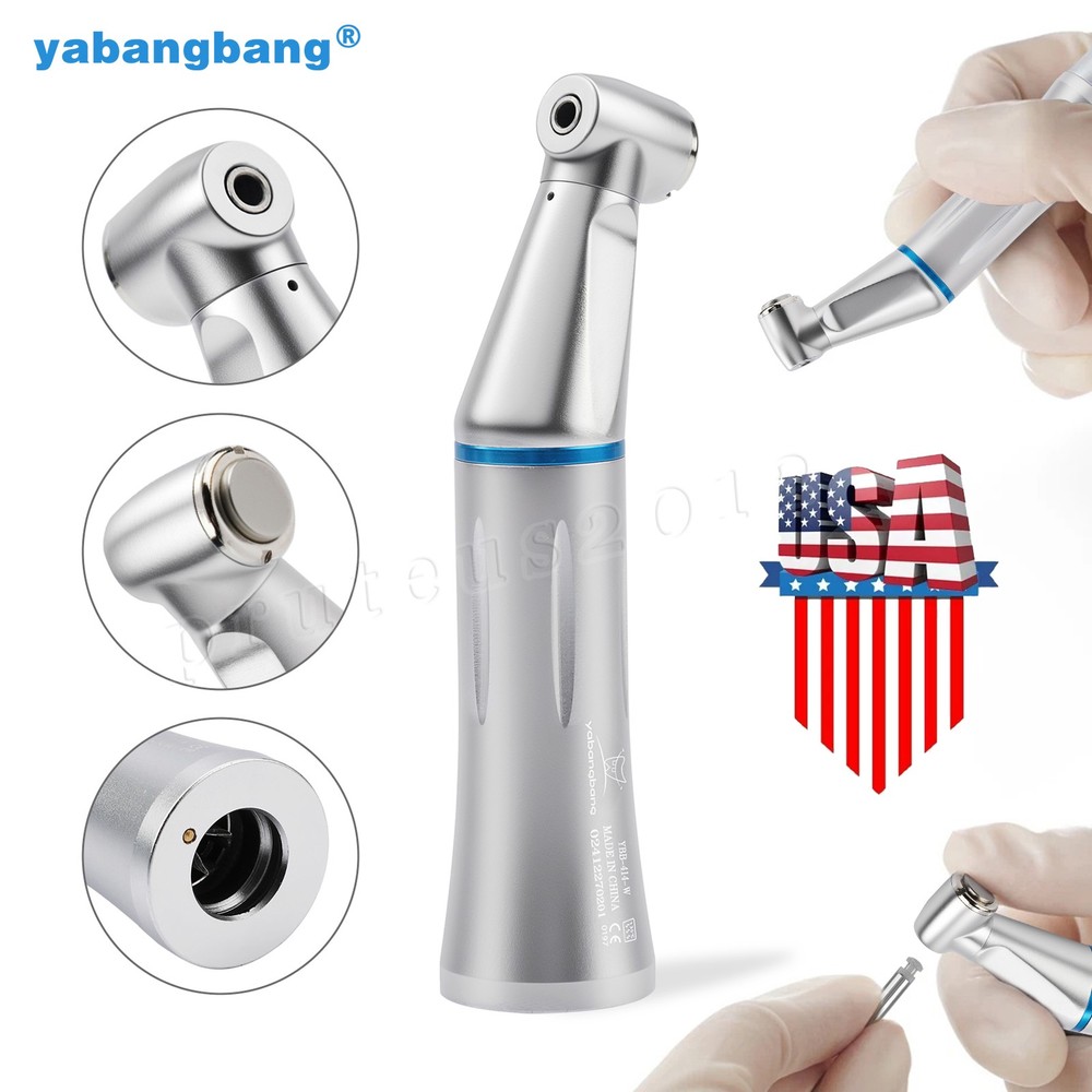 Yabangbang Dental Low Speed Handpiece Contra Angle 1:1 Inner Water ISO E Type